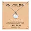 Eryuor Teen Girl Trendy Stuff Mustard Seed Necklace Jewelry Birthday Baptism Confirmation Valentines Easter Gifts for 10 12 14 16 Kids Religious Faith Christian Women