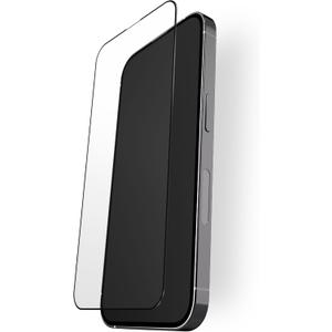 BodyGuardz Pure 3 Glass Compatible with iPhone 17 and iPhone 16 Devices - Durable Anti-Glare Tempered Glass, Easy Install, Edge-to-Edge, Case-Friendly - Black Border (for iPhone 17 Pro Max / 16 Pro Max - 6.9 inch)