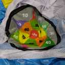 Mini Inflatable Bounce House with Ball Pit, 5 in 1 PVC Kids Bouncy Castle with Electric Air Pump, Small Crown Jump House for Kids Ages 3-8, Toddlers Playhouse Bouncer, Indoor/Outdoor