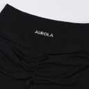 AUROLA Influence Workout Shorts for Women,2.5 3.5 4.5 5.5 6.5 No Roll Up Squat Proof Scrunch Seamless Compression Gym Short (Black, S)