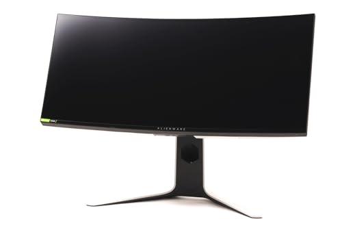 Alienware 120Hz UltraWide Gaming 34 Inch Curved Monitor with WQHD (3440 x 1440) Anti-Glare Display, 2ms Response Time, Nvidia G-Sync, Lunar Light - AW3420DW, Stand Not Included