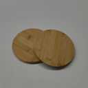 Wooden Replacement Lids Compatible with Anchor Hocking Glass Containers, 4-Cup Round, 2 Pack, Anchor Hocking Replacement Lids, Reusable Covers for Anchor Glass Food Storage, Containers Sold Separately