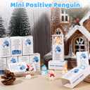 24Set Emotional Inspirational Support Positive Mini Snowman Figures, Bulk for Coworkers, Christmas Group Employee Appreciation Gifts for Staff Teacher Team Office Holiday Desk Decor