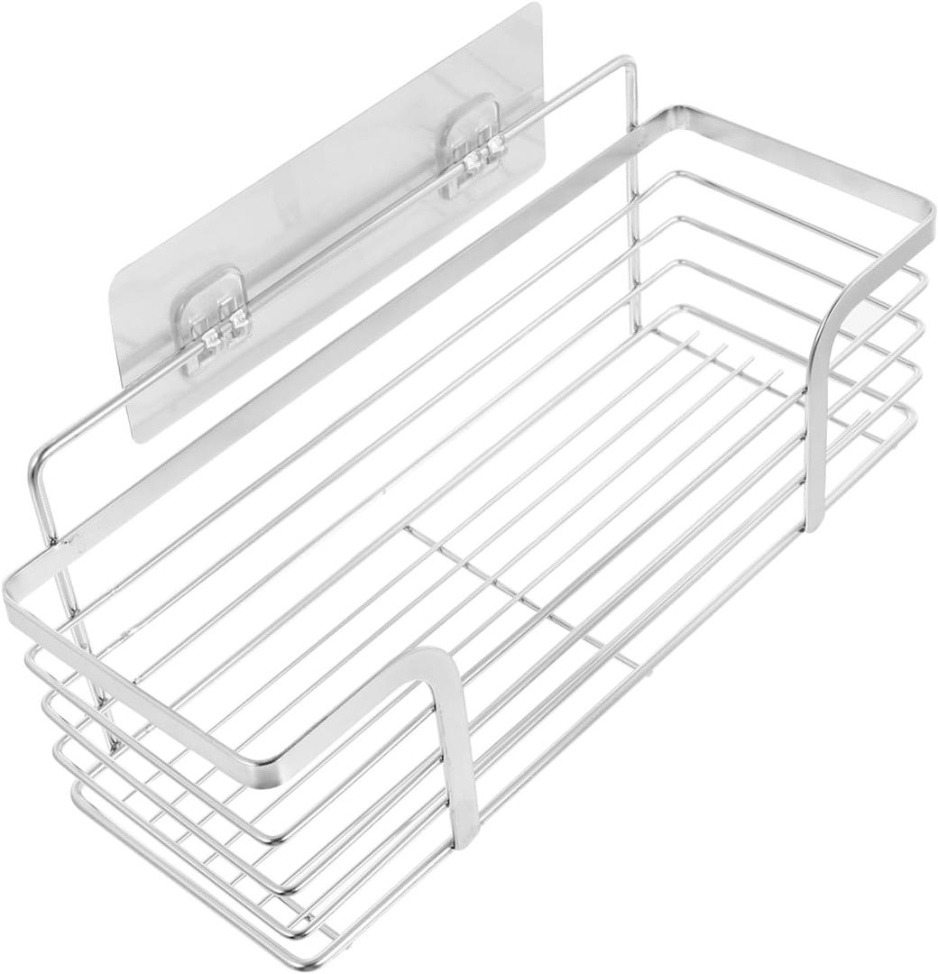 Bathroom Wall Decor Floating Shelves Bathroom Storage Organizer Stainless Steel Towel Rack Steel