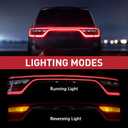 Liftgate Center Tail Light Rear Lamp Assembly Compatible with Dodge Durango 2014-2023 Liftgate Lamp w/Camera Hole 68453659AA