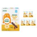 Little Bellies Organic Date, Oat & Banana Bars for Toddlers 12+ Months, 3 oz (5 Bars) - Pack of 6 (EXP 10/01/26)
