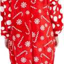 Adult Funny Halloween Costumes Christmas Onesie One Piece Pajamas for Women Men Holiday Jumpsuit Outfit Sleepwear (L)