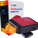 Car Heater, 12V Heater Fan Portable Car Heating Heater Anti-Fog Plug in Cigarette Lighter Defroster 2 in 1 Heating/Cooling Fan Windshield Defogger Defroster for All Car