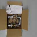 BESSER L6841E Tubular Door Knob Lockset Lever Entrance Satin Nickel