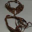 Avidlove Women Lingeries Deep V Teddy Lingerie Sexy Lace Bodysuit Cut Out One Piece Mini Babydoll (Medium, Beige)