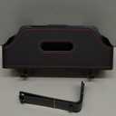 Zipelo Car Headrest Backseat Organizer with Cup Holder, Multi-Functional Vehicle Seat Back Hanging Storage Box with Hooks, Auto Drink Snack Phone Tray Travel Accessories for Kids Adults (Black)