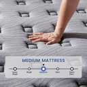 AVAGA Full Size Mattress 10 Inch in a Box Hybird, Fiberglass Free