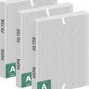 Improvedhand 115115 HEPA Replacement Filter A Size 21 Compatible with Winix PlasmaWave Air Purifier C535 5300 5300-2 5500 5500-2 6300 6300-2 P300 AM90 9000 5000 C909 9800, True HEPA FiltersPack of 3