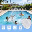 2 x Ground Swimming Pool Skimmer Basket, Compatible with Most Ground Wall Swimming Pool Skimmer