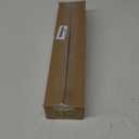 Silver Curtain Rods for Windows 28 to 48 inch, 5/8 inch Adjustable Wrap Around Blackout Curtain Rods for Bedroom & Outdoor (30-48'', Silver)