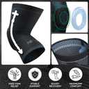 NEENCA Professional Knee Brace for Pain Relief, Medical Knee Compression Sleeve, Knee Support with Horizontal Knit Tech for Meniscus Tear, ACL, Arthritis, Joint Pain, Runner, Workout, XL