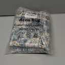 Uphome Blue Bathroom Rugs, Distressed Farmhouse Boho Bath Mat, Comfy Velvet Small Bath Rugs Non Slip Washable, Vintage Oriental Toilet Rug for Sink Shower Vanity, 18x26 inch