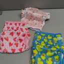 wegreeco Washable Female Dog Diapers Highly Absorbent Reusable Diapers for Dog in Heat Period, 3 Pack (Yellow Ducks, Medium) (Medium (12"-15" Waist))