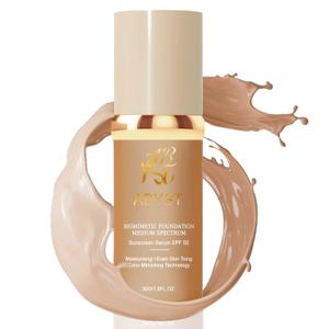 4-in-1 Foundation | Neutral-Tone Concealer |Hydrating Full Coverage Foundation | Color Balancer & Imperfection - Medium Natural for Normal Skinned People 1 Fl Oz (Neutral #2)