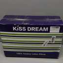 100% Talalay Latex Pillow Bed Pillow for Sleeping, Extra Soft Natural Latex Sleeping Pillow for Back, Stomach or Side Sleepers, Removable Breathable Cotton Cover - High Elasticity (King Size)