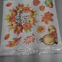 5 x Autumn Glass Window Stickers Autumn Watercolor Pumpkin Maple Leaf Dwarf Card Window Stickers Autumn Thanksgiving Harvest Party Home Decoration