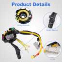 JDMON Turn Signal Switch Compatible with Chevrolet Colorado GMC Canyon Hummer H3 H3T Isuzu i-280 i-290 i-350 i-370 2004-2012 Multifunction Combination Switch Replace 15135023 15190614 15281884