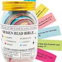 Bible Verse Hope & Prayer Jar - Creative Christmas Stocking Stuffer & Gift for Christian Women, Men, Mom, Dad. Ideal for Birthday, Valentine's Day (Unboxed)