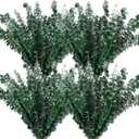 Knitgrip 100 Pcs Large Dried Eucalyptus Stems 17 Inch Natural Real Fresh Eucalyptus Branches for Shower Hanging Fresh Plant Greenery Leaves for Wedding Bathroom Vase Filler DIY Garland Decor