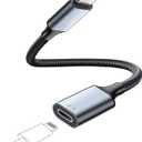 USB C to Lightning Audio Adapter Cable USB Type C Male to Lightning HiFi Audio Female Headphones Converter Fit with iPhone 16 15, iPad Pro/Air, Macbook, Galaxy S23 S22, Pixel 7 6 (Not for Charge&Data) (Grey)