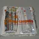 2 x Menstarsi Jungle Foil Fringe Curtains, Safari Party Backdrop, 2 Pack