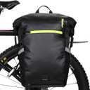 Rhinowalk Bike Bag Waterproof Pannier Bag Convertible - 2 in 1 Bicycle Saddle Bag Shoulder Bag Laptop Pannier Professional Cycling Accessories