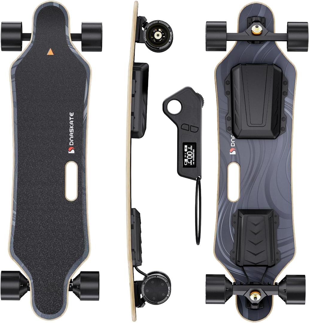 V4/V20 Electric Skateboard with Remote, 28 Mph Top Speed,22 Miles Range,1200W Hub-Motor, Longboard Skateboard for Adults Teens