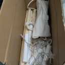 Tiny Land Teepee Tent for Kids  100% Cotton Play Tent with Padded Mat & Star Lights, Foldable with Carry Bag, Indoor Play Tent for Girls & Boys