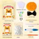 Crochet Kit for Beginners Kids Birthday Valentine's Day Teens Adults Custom Birthday DIY Gifts for Women Daughter Granddaughter Friend Cat Crochet Kits with Step-by-Step Video Tutorials(40%+ Yarn)