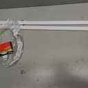 Prime-Line K 5167 36 In. L Steel Reinforced White Vinyl Push Bar for Hinged Swinging Screen Doors (Single Pack)