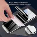 [8 in 1 Privacy Screen Protector for Samsung Galaxy Z flip 6, 2 Inner Soft Black TPU Foldable Film, 2 Tempered Glass Privacy Front/Back Screen Saver, 2 Camera Protector, 2 Side Film