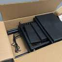 Pots and Pans Organizer Under Cabinet, Expandable 2 Tier Under Sink Organizers and Storage Adjustable Height Kitchen Pot and Pan Lid Holder Rack with 12 Dividers Under Cabinet Shelf(Black)