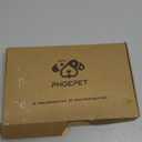 PHOEPET No Pull Dog Harness Medium Reflective Front Clip Vest with Handle,Adjustable 2 Metal Rings 3 Buckles,[Easy to Put on & Take Off](M, Orange)