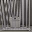 Extra Wide Baby Gates for Doorways 62.20"-71.65" Extra Wide Baby Gate Dog gate Pressure Mounted No Drilling with Walk-Through, Auto-Close & Dual-Direction Swing for Large Wide Opening Black