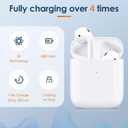 Wireless Charging Case Replacement for AirPods 1st & 2nd Gen,Compatible with AirPods 1/2, Bluetooth Pairing Sync Button, Replacement Case (No Earbuds Included)