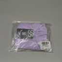 SUUKSESS Women Sexy Mesh Sheer Crop Tank Tops Sleeveless Ruched Going Out Tops (Small, Purple)