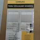 LazBlinds No Tools No Drill Cordless Cellular Shades, Top Down Bottom Up (TDBU) Honeycomb Shades for Home, Light Filtering Thermal Insulation Blinds for Windows, 23" W x 64" H, Beige
