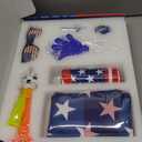 Soccer Fan Gear Set for 2026 World Tournament, Soccer Party Favors Kit with Flag,Scarf, Face Paint, Clapper, Horn&Glasses,Supporter Accessories for Game Day, Sports Event, Gift
