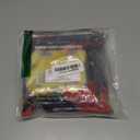 INJORA 1.3 Silicone Rubber Inserts and Cling On Tires for SCX24 TRX4M AX24 1/18 1/24 Micro Crawler Upgrade(Yellow)