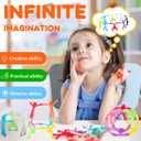 24pcs Travel Magnetic Toys for Kids Toddlers: Portable & Durable for Airplane Road Trip Car Travel Games, Magnetic-People-Magnet-Men, Creativity & Educational, Fidget Toys for Classroom Office