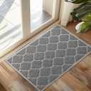 Door Mat Outdoor, 24x36, Welcome Mats for Entryway, Front Doormat for Home Entrance, Indoor Floor Mat, Durable, Non-Slip, Boot Scraper, Catches Muddy and Dirt(Grey)