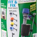 Fluidmaster 400H-002 Performax Universal Toilet Fill Valve High Performance Tank and Bowl Water Control, 1-Pack, Multicolor