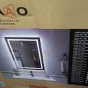 LOAAO 28X36 LED Bathroom Mirror with Lights, Anti-Fog, Dimmable, Backlit + Front Lit, Lighted Bathroom Vanity Mirror for Wall, Memory Function, Tempered Glass, Safe to Use, ETL Listed