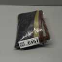 Sinmoe 3 Pcs Kitchen Rug Set Non Skid Black Kitchen Rugs and Mats Stain Resistant Anti Fatigue Mats for Microfiber Floor Non Slip Backing Mat, 15.7" x 47.2", 15.7" x 23.6" (Coffee Style)