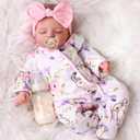 BABESIDE Lifelike Reborn Baby Dolls Girl - 20 Inch Realistic Newborn Baby Dolls with Poseable Body, Real Life Baby Dolls with Accessories for 3+ Year Old Girls Gifts, Pretend Play, Collection